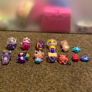 Hatchimals Color purple pink yellow red blue